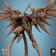 Winged Paladin, Male Celestial Angel, Solar, Deva (2 Poses), DnD 5e Unpainted Mini | 28mm, 32mm,54mm,75mm,100mm Scales |Dungeons & Dragons - Only-Games