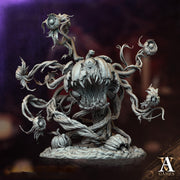 Glarebeast, Pumpkin Beholder | 4 sizes Medium,Large,Huge,Gargantuan| Boss Monster Mini D&D 5e Pathfinder Figurine | Archvillain Games - Only-Games