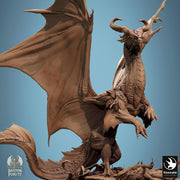 Legendary Dragon (4 sizes) D&D Miniature | 255mm Wing Span, 232mm Height | Resin Figurine | Dungeons and Dragons 5e Pathfinder | Great gift - Only-Games