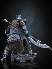 Fighter Polearm Master PC NPC |Unpainted Miniature| 28mm,32mm,54mm,75mm,100mm Scales | Pathfinder Figure | DnD | Figurine unpainted | - Only-Games