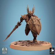 Human Paladin, Fighter Helm/ No Helm, Sword n Shield PC / NPC, DnD 5e Unpainted Mini| 28mm, 32mm,54mm,75mm,100mm Scales |Dungeons & Dragons - Only-Games