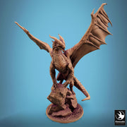 Legendary Dragon (4 sizes) D&D Miniature | 230mm Wing Span, 266mm Height | Resin Figurine | Dungeons and Dragons 5e Pathfinder | Great gift - Only-Games