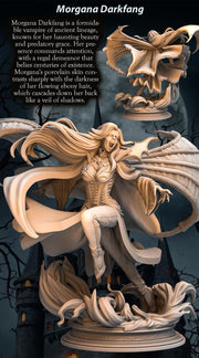 Female Vampire Lord Strahd NPC Miniature NSFW Topless versions | 28mm,32mm,54mm,75mm,100mm Scales | Dungeons & Dragons DnD 5e - Only-Games