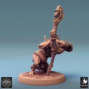 Putrid Fiend Demon, Flesh Golem Eldritch Horror, DnD Unpainted Miniature| 28mm, 32mm (proxy size),54mm,75mm,100mm Scales Dungeons & Dragons - Only-Games
