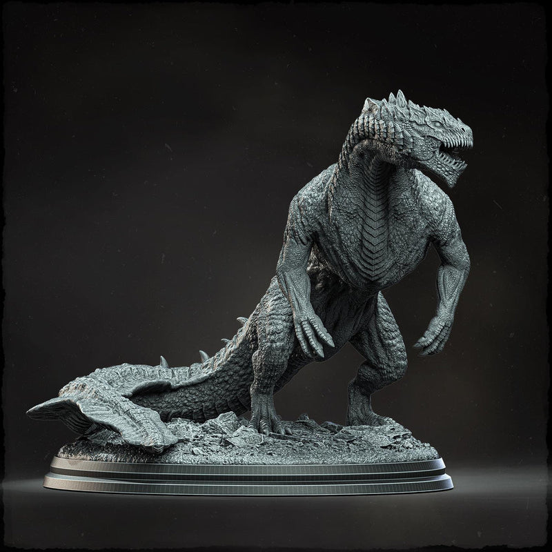 Thundralisk the Swift Fury, Gargantuan Lizard Monster (4 sizes) D&D  Miniature | 265mm Long | Resin Statue Figurine  Dungeons and Dragons 5e - Only-Games