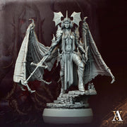 Succubus Demon, Female Winged Vampire Lord, Strahd Bride UNPAINTED | 28mm,32mm, 54mm,75mm,100mm | Dungeons & Dragons | Pathfinder | - Only-Games