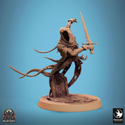 Ghost Undead Monster, Scythe or Sword Options (5 sizes), DnD 5e Unpainted Mini| 28mm, 32mm,54mm,75mm,100mm Scales | Dungeons & Dragons - Only-Games