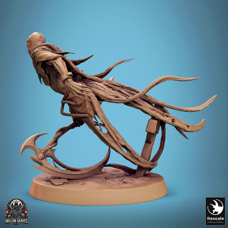 Ghost Undead Monster, Scythe or Sword Options (5 sizes), DnD 5e Unpainted Mini| 28mm, 32mm,54mm,75mm,100mm Scales | Dungeons & Dragons - Only-Games