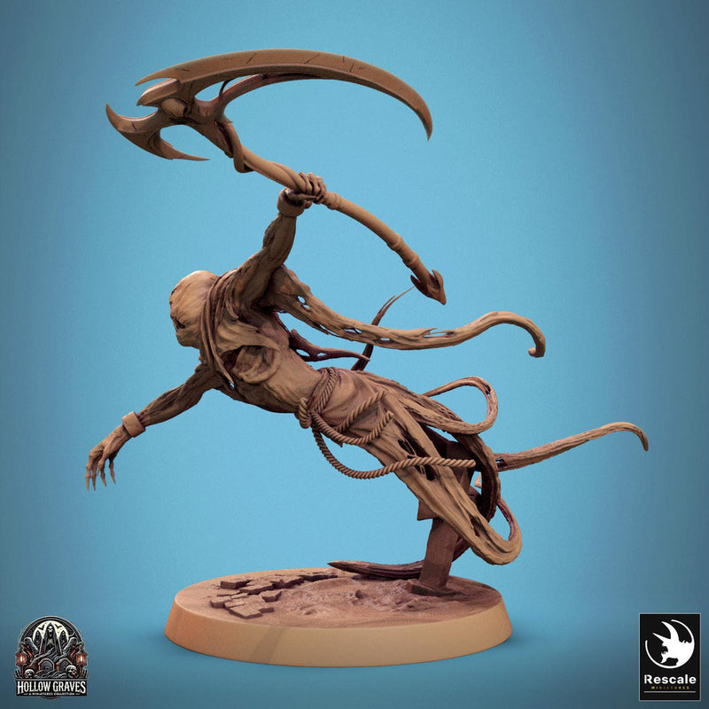 Ghost Undead Monster, Scythe or Sword Options (5 sizes), DnD 5e Unpainted Mini| 28mm, 32mm,54mm,75mm,100mm Scales | Dungeons & Dragons - Only-Games