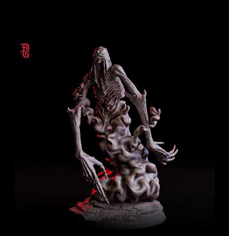Wraith Undead, Demon Fiend, Resin Miniature | 28mm, 32mm,54mm, 75mm,100mm Scale  | Dungeons and Dragons D&D 5e Pathfinder | Flesh of Gods - Only-Games