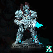 Sci-Fi Miniature Space Knight, Hellas Eternal | 28mm,32mm, 54mm, 75mm,100mm Scales | Resin Mini | Archvillain Games - Only-Games