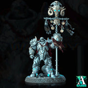 Sci-Fi Miniature Space Knight, Hellas Eternal | 28mm,32mm, 54mm, 75mm,100mm Scales | Resin Mini | Archvillain Games - Only-Games