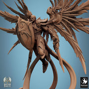 Winged Paladin, Male Celestial Angel, Solar, Deva (2 Poses), DnD 5e Unpainted Mini | 28mm, 32mm,54mm,75mm,100mm Scales |Dungeons & Dragons - Only-Games