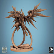 Winged Paladin, Male Celestial Angel, Solar, Deva (2 Poses), DnD 5e Unpainted Mini | 28mm, 32mm,54mm,75mm,100mm Scales |Dungeons & Dragons - Only-Games