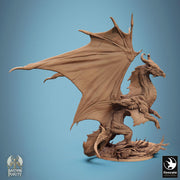Legendary Dragon (4 sizes) D&D Miniature | 255mm Wing Span, 232mm Height | Resin Figurine | Dungeons and Dragons 5e Pathfinder | Great gift - Only-Games