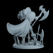 Female Human Barbarian, Fighter, Ranger, PC NPC Miniature | NSFW Topless & Nude versions | 28mm, 32mm,54mm, 75mm, 100mm Scales |DnD 5e - Only-Games