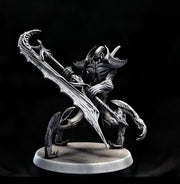 Sci-Fi Miniature Robot Enfield Dragoon, H.R Giger Style | Base Diameter Sizes: 50mm, 65mm,80mm | Resin Mini | Mini Monster Mayhem - Only-Games
