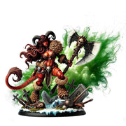 Female Tiefling Barbarian, Fighter, Ranger, PC NPC Miniature | NSFW Topless & Nude versions | 28mm, 32mm,54mm, 75mm, 100mm Scales |DnD 5e - Only-Games