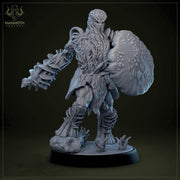 Myconid Adult, fungus ones,  fungus folk, Unpainted Resin Miniature  | 28mm, 32mm,54mm,75mm,100mm  |Dungeons and Dragons |Mammoth Factory - Only-Games