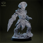 Myconid Adult, fungus ones,  fungus folk, Unpainted Resin Miniature  | 28mm, 32mm,54mm,75mm,100mm  |Dungeons and Dragons |Mammoth Factory - Only-Games