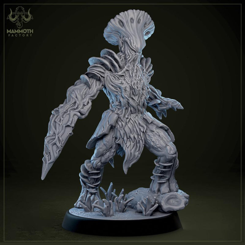 Myconid Adult, fungus ones,  fungus folk, Unpainted Resin Miniature  | 28mm, 32mm,54mm,75mm,100mm  |Dungeons and Dragons |Mammoth Factory - Only-Games