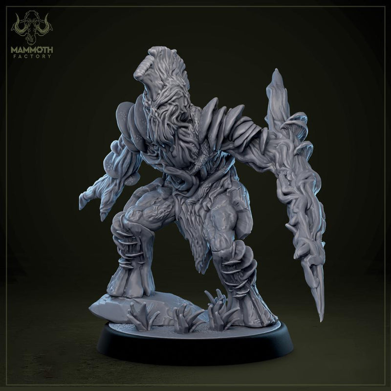 Myconid Adult, fungus ones,  fungus folk, Unpainted Resin Miniature  | 28mm, 32mm,54mm,75mm,100mm  | Dungeons and Dragons | Mammoth Factory - Only-Games