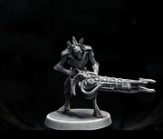 Sci-Fi Miniature Robot Fighter, H.R Giger Style | Base Diameter Sizes: 25mm,32mm, 50mm, 65mm,80mm | Resin Mini | Mini Monster Mayhem - Only-Games