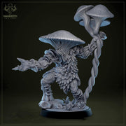 Myconid Adult, fungus ones,  fungus folk, Unpainted Resin Miniature  | 28mm, 32mm,54mm,75mm,100mm  | Dungeons and Dragons | Mammoth Factory - Only-Games
