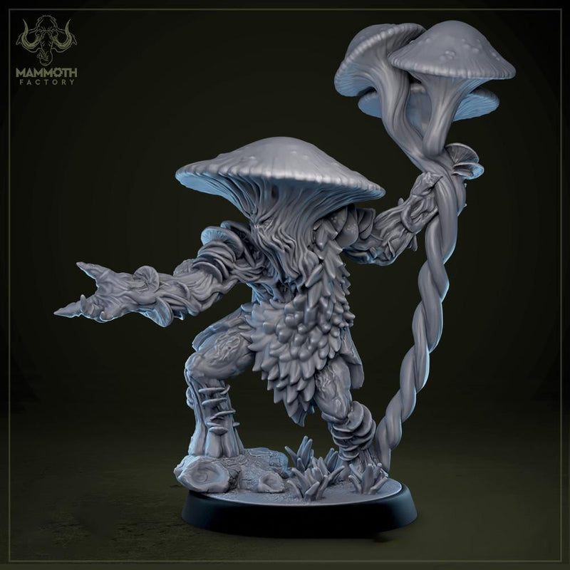 Myconid Adult, fungus ones,  fungus folk, Unpainted Resin Miniature  | 28mm, 32mm,54mm,75mm,100mm  | Dungeons and Dragons | Mammoth Factory - Only-Games