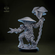 Myconid Adult, fungus ones,  fungus folk, Unpainted Resin Miniature  | 28mm, 32mm,54mm,75mm,100mm  | Dungeons and Dragons | Mammoth Factory - Only-Games