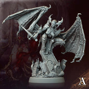 Succubus Demon, Female Winged Vampire Lord, Strahd Bride UNPAINTED | 28mm,32mm, 54mm,75mm,100mm | Dungeons & Dragons | Pathfinder | - Only-Games