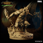Huge Fiend Balor, Greater Demon (4 sizes ) Mini | 28/32mm Scales 40mm, 50mm, 65mm, 75mm BASE Sizes | D&D 5e Nine Hells Dungeons and Dragons - Only-Games