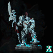 Sci-Fi Miniature Space Knight, Hellas Eternal | 28mm,32mm, 54mm, 75mm,100mm Scales | Resin Mini | Archvillain Games - Only-Games