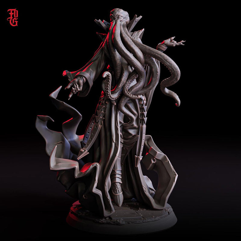 Mind Flayer, Illithid  Overseer mini | 28mm,32mm,54mm,75mm,100mm Scales | Dungeons & Dragons | Pathfinder DnD 5e | Mindflayers | Mindflayer - Only-Games