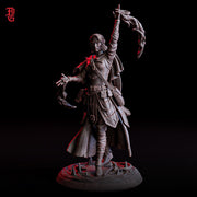 Elf Female Wizard, Sorcerer Warlock PC NPC | Resin Miniature 28mm,32mm,54mm,75mm,100mm Scale |Dungeons & Dragons, Pathfinder | Flesh of Gods - Only-Games