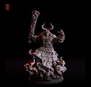 Oni Demon Fiend ( 5 sizes ) | 28mm,32mm,54mm,75mm,100mm Scale  - Boss Monster Mini - Minis - D&D 5e - Pathfinder Figurine | Flesh of Gods - Only-Games