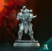 Sci-Fi Miniature Chaos Space Knight, Orbita Hellscape Legions Marauder | 28mm,32mm, 54mm, 75mm,100mm Scales | Resin Mini | Archvillain Games - Only-Games