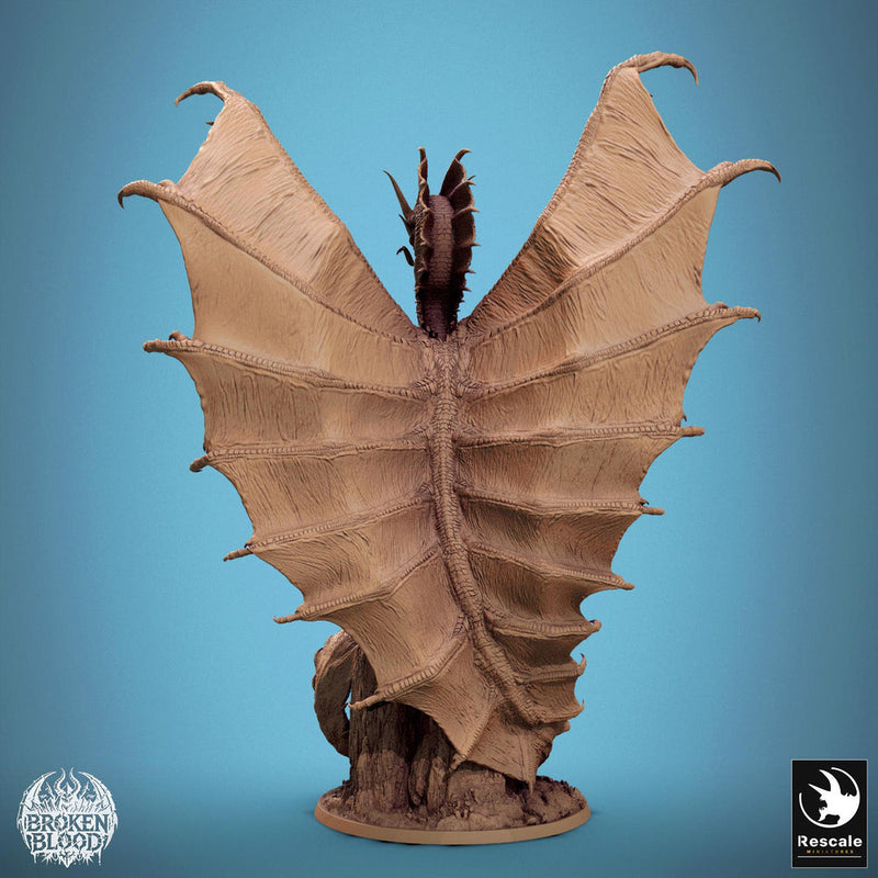 Ancient Legendary Gold Dragon (4 sizes) D&D Resin Miniature | 290mm Wing Span, 217mm Height | Dungeons and Dragons 5e Pathfinder| Great gift - Only-Games