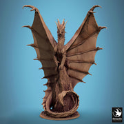 Ancient Legendary Gold Dragon (4 sizes) D&D Resin Miniature | 290mm Wing Span, 217mm Height | Dungeons and Dragons 5e Pathfinder| Great gift - Only-Games