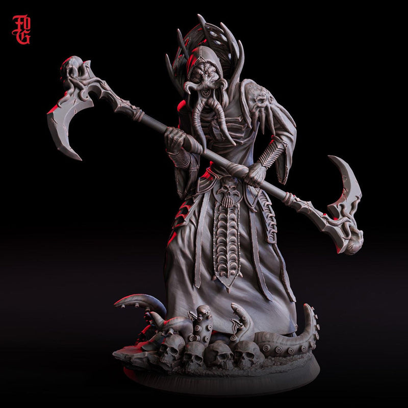 Mind Flayer, Illithid  Overseer mini | 28mm,32mm,54mm,75mm,100mm Scales | Dungeons & Dragons | Pathfinder DnD 5e | Mindflayers | Mindflayer - Only-Games