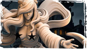 Tiefling Female Monk, Sorcerer PC NPC Miniature NSFW Topless versions | 28mm,32mm,54mm,75mm,100mm Scales |DnD 5e - Only-Games