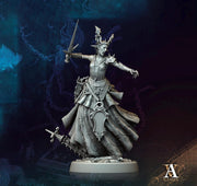 Hag, Witch, Sorcerer, Warlock, Undead, Necromancer | 28mm,32mm,54mm,75mm,100mm Scales| Dungeons and Dragons | Pathfinder | Archvillain Games - Only-Games