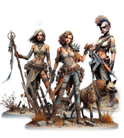 Female Sci-Fi Warrior Soldier, PC NPC Unpainted Resin Miniature | NSFW Topless & Nude versions | 28mm, 32mm,54mm, 75mm, 100mm Scales |DnD 5e - Only-Games