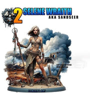 Female Sci-Fi Warrior Soldier, PC NPC Unpainted Resin Miniature | NSFW Topless & Nude versions | 28mm, 32mm,54mm, 75mm, 100mm Scales |DnD 5e - Only-Games