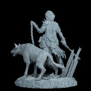 Female Sci-Fi Warrior Soldier, PC NPC Unpainted Resin Miniature | NSFW Topless & Nude versions | 28mm, 32mm,54mm, 75mm, 100mm Scales |DnD 5e - Only-Games