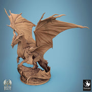 Legendary Dragon (4 sizes) D&D Miniature | 290mm Wing Span, 217mm Height | Resin Figurine | Dungeons and Dragons 5e Pathfinder | Great gift - Only-Games