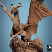 Legendary Dragon (4 sizes) D&D Miniature | 290mm Wing Span, 217mm Height | Resin Figurine | Dungeons and Dragons 5e Pathfinder | Great gift - Only-Games