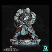 Sci-Fi Miniature Army Veterans | Base sizes: 25mm.32mm,40mm,65mm,80mm (see description) | Resin Mini | Morior Iron Guard | Archvillain Games - Only-Games