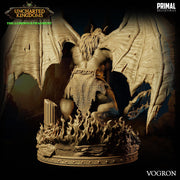 Huge Fiend Balor, Greater Demon (4 sizes ) Mini | 28/32mm Scales 40mm, 50mm, 65mm, 75mm BASE Sizes | D&D 5e Nine Hells Dungeons and Dragons - Only-Games