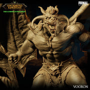 Huge Fiend Balor, Greater Demon (4 sizes ) Mini | 28/32mm Scales 40mm, 50mm, 65mm, 75mm BASE Sizes | D&D 5e Nine Hells Dungeons and Dragons - Only-Games